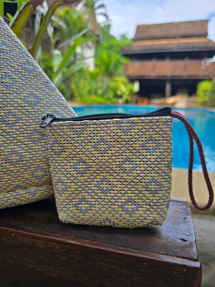 Resort Weave Horizon Purse - Sky Mossaic