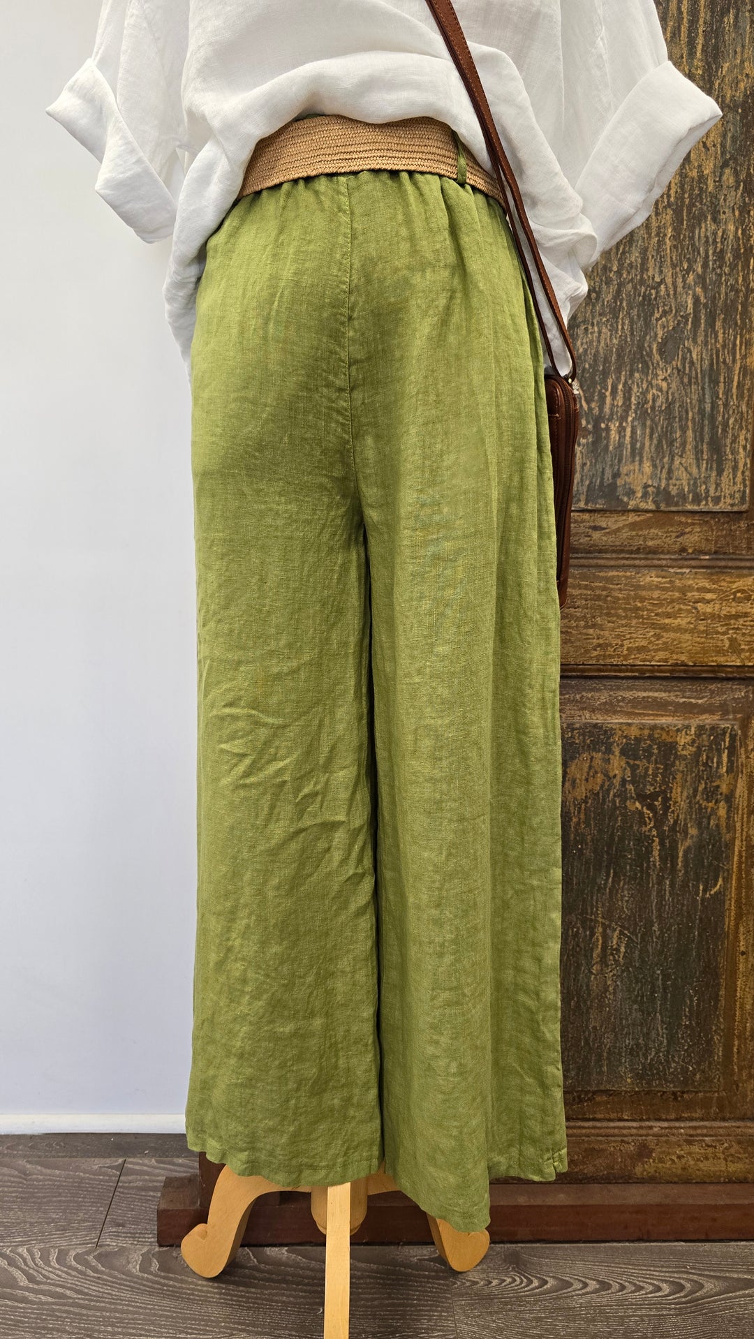 Linen Belted Pantalone