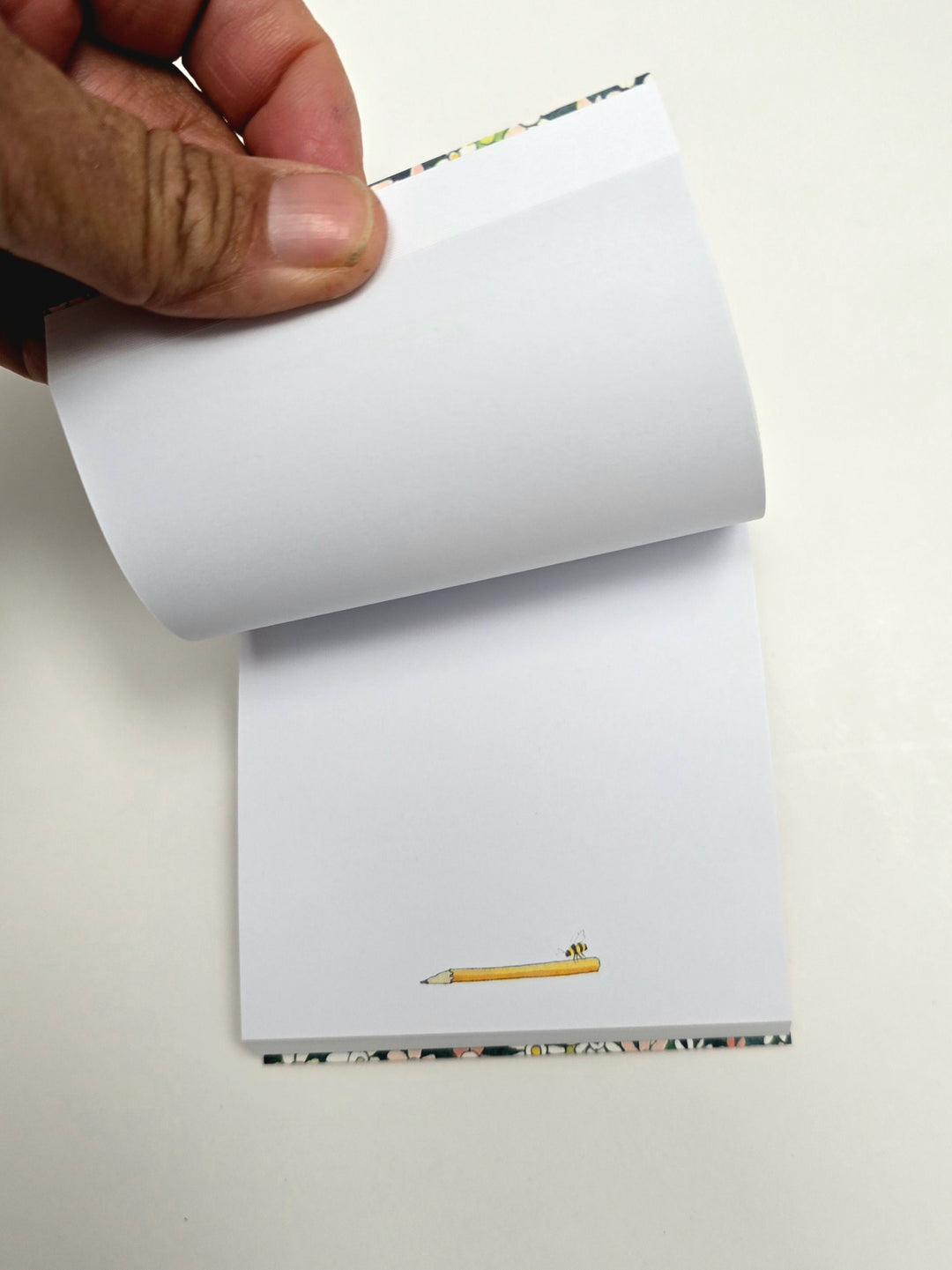 Bee Stripe Notepad - Affirmations