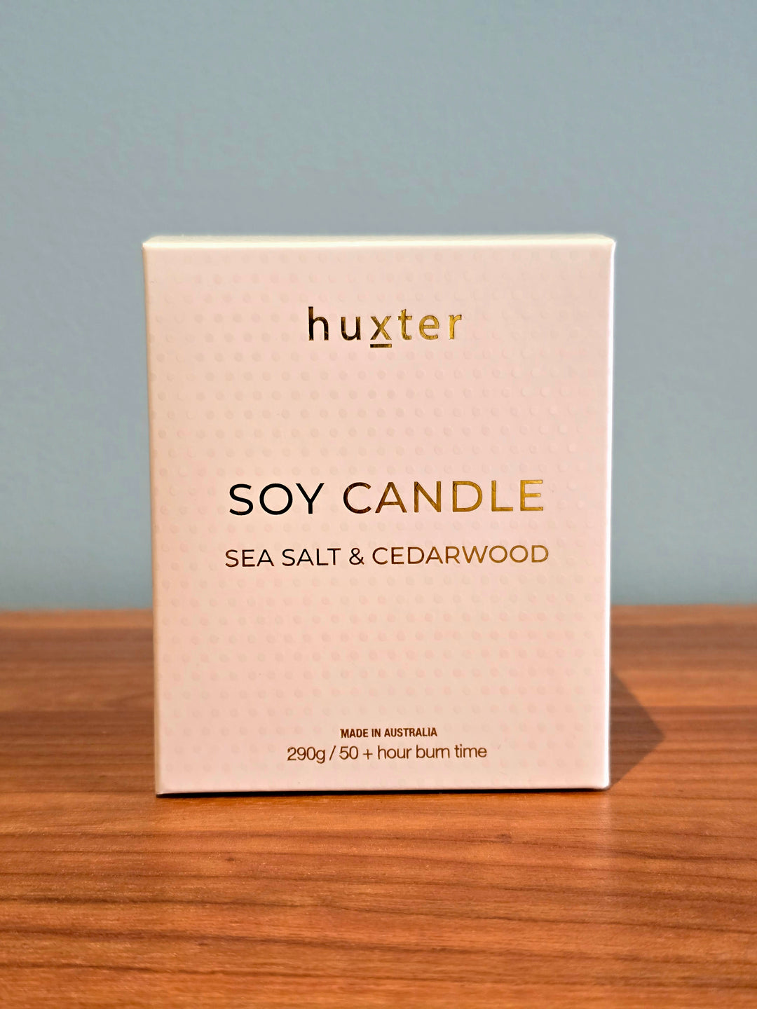 Huxter Soy Candle Sea Salt Cedarwood