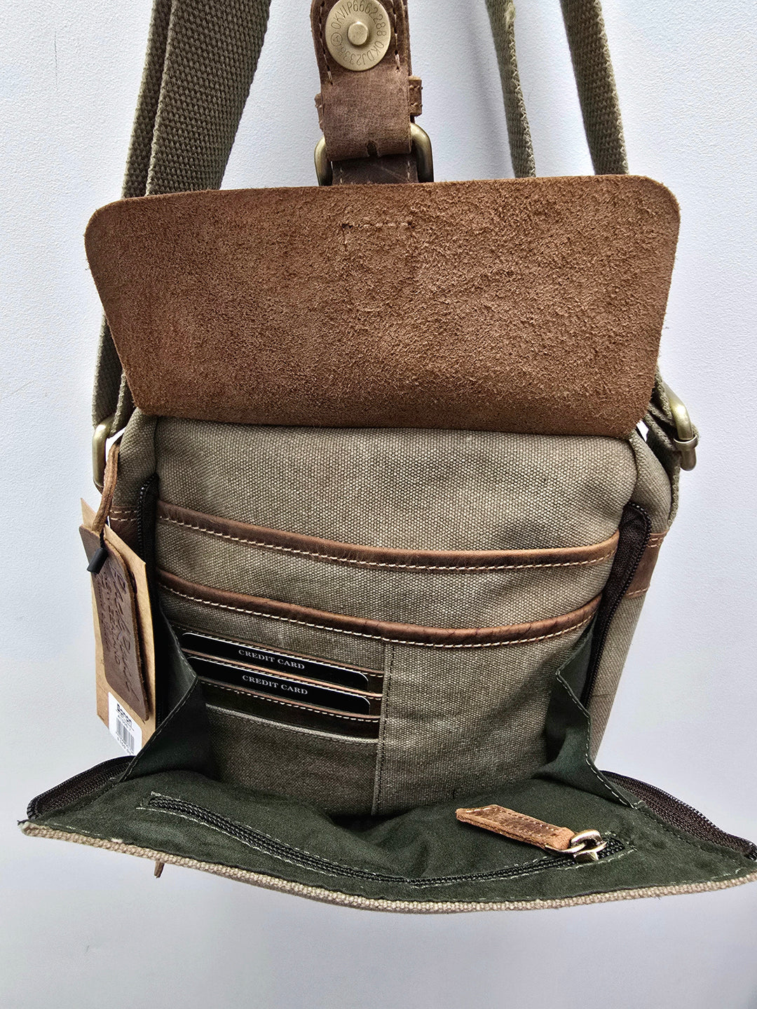 Canvas Messenger Bag Small