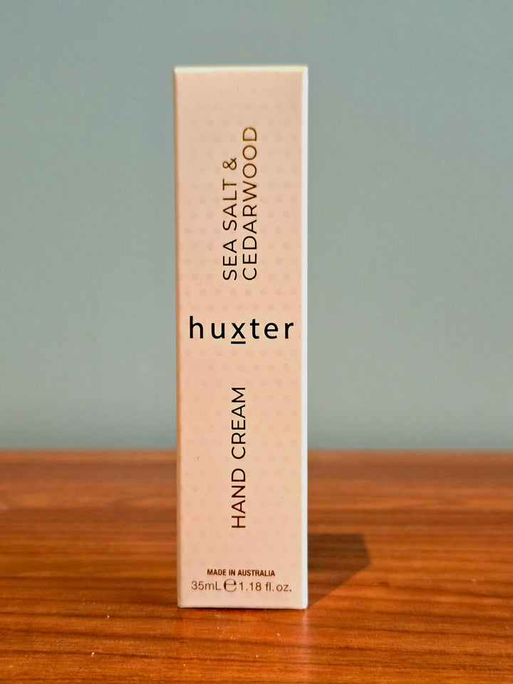 Huxter Hand Cream Sea Salt Cedarwood 35mL