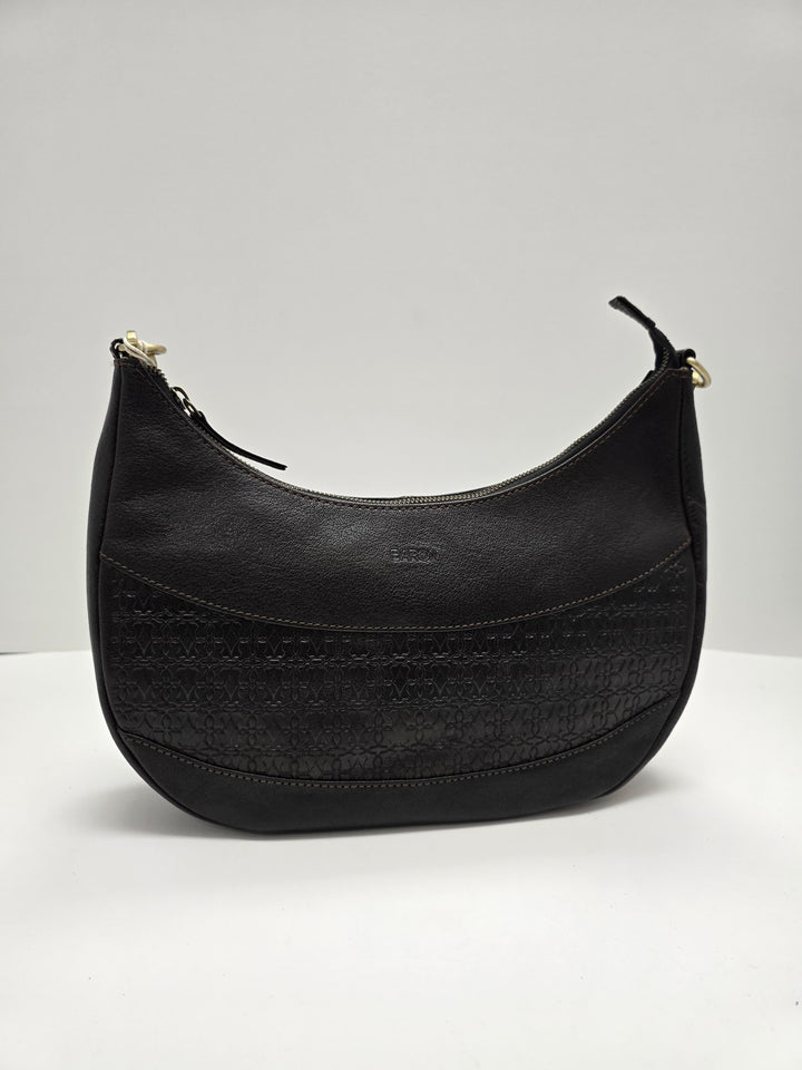 Leather Crescent Bag
