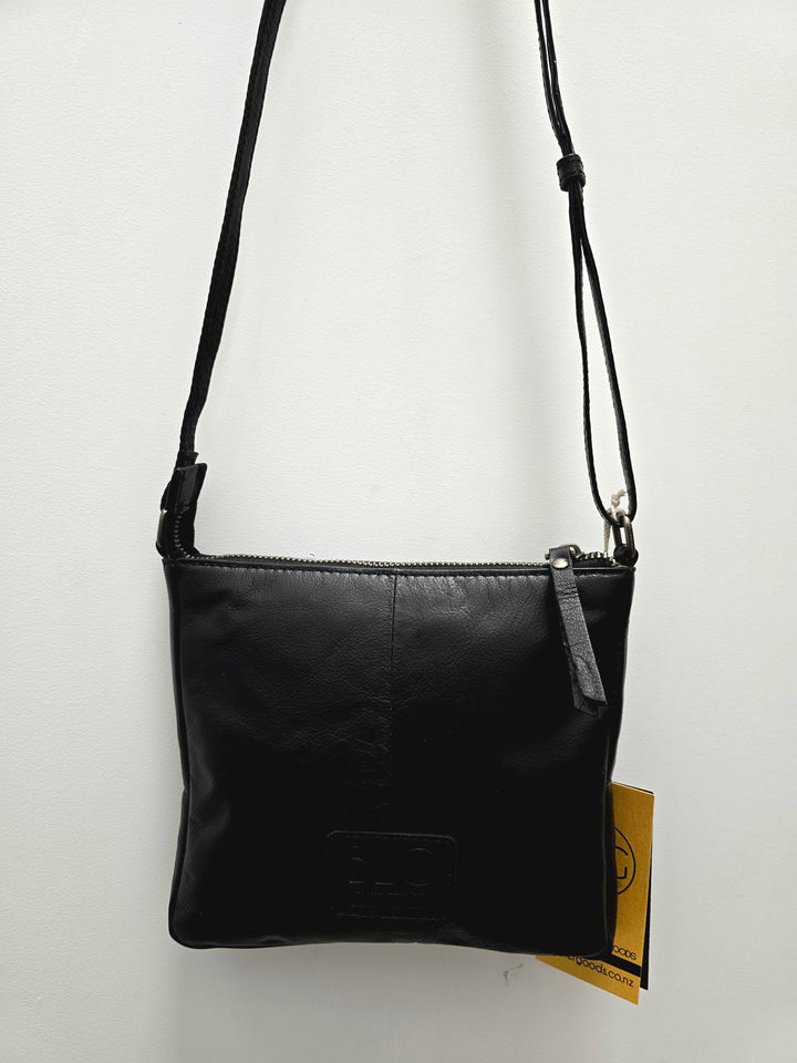 Leather SQ Cross Body Bag