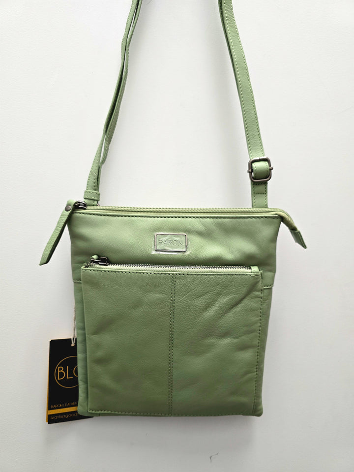 Leather Pocket XBody Bag