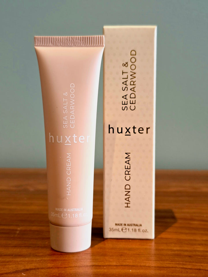 Huxter Hand Cream Sea Salt Cedarwood 35mL