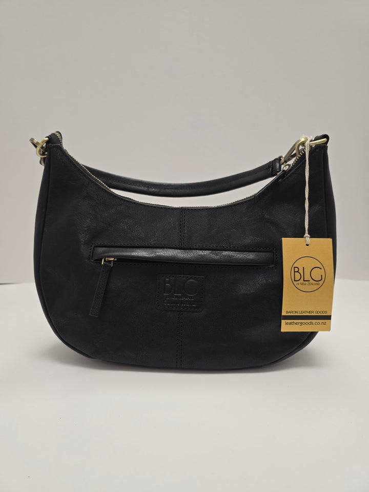 Leather Crescent Bag