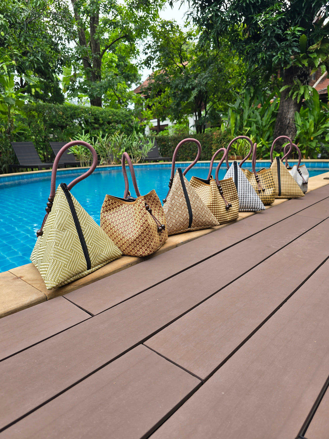 Resort Weave Peak Bag - Honey Basket