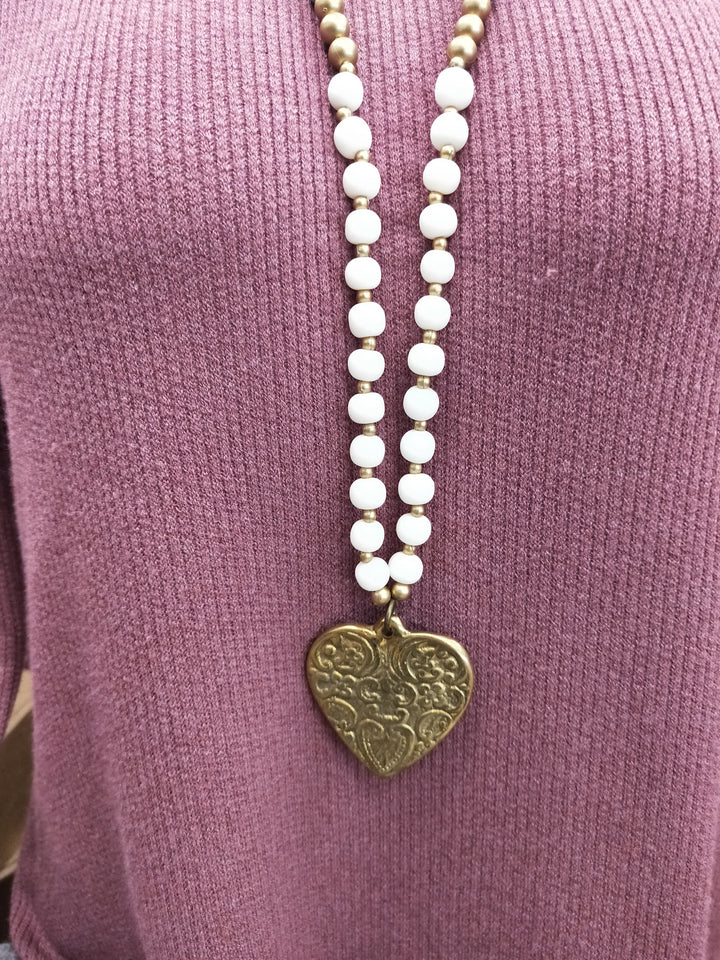 Necklace Heart Tassle
