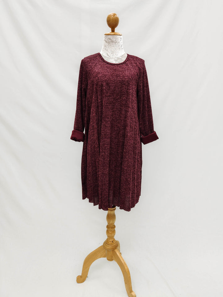 Knit Pleated Dress