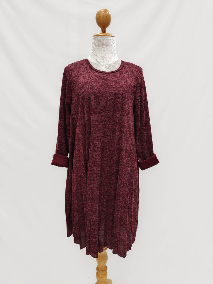 Knit Pleated Dress