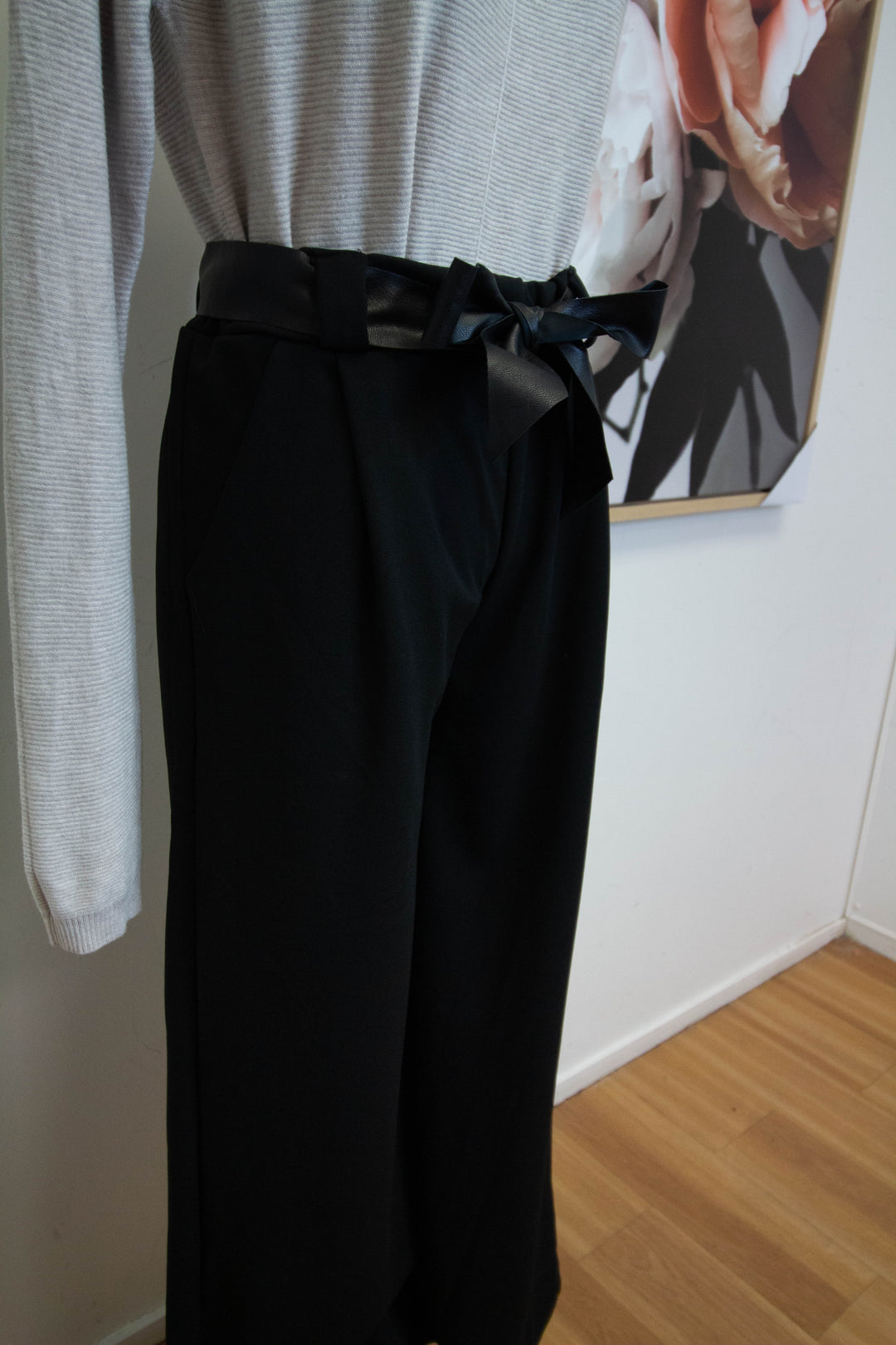 eKo NZ - Italian Pants- Kylie Pants  - Black - side