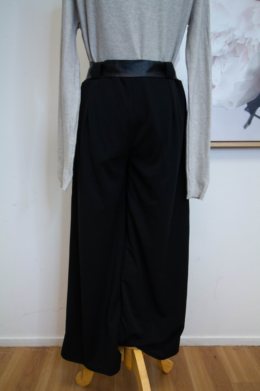 eKo NZ - Italian Pants- Kylie Pants  - Black - back