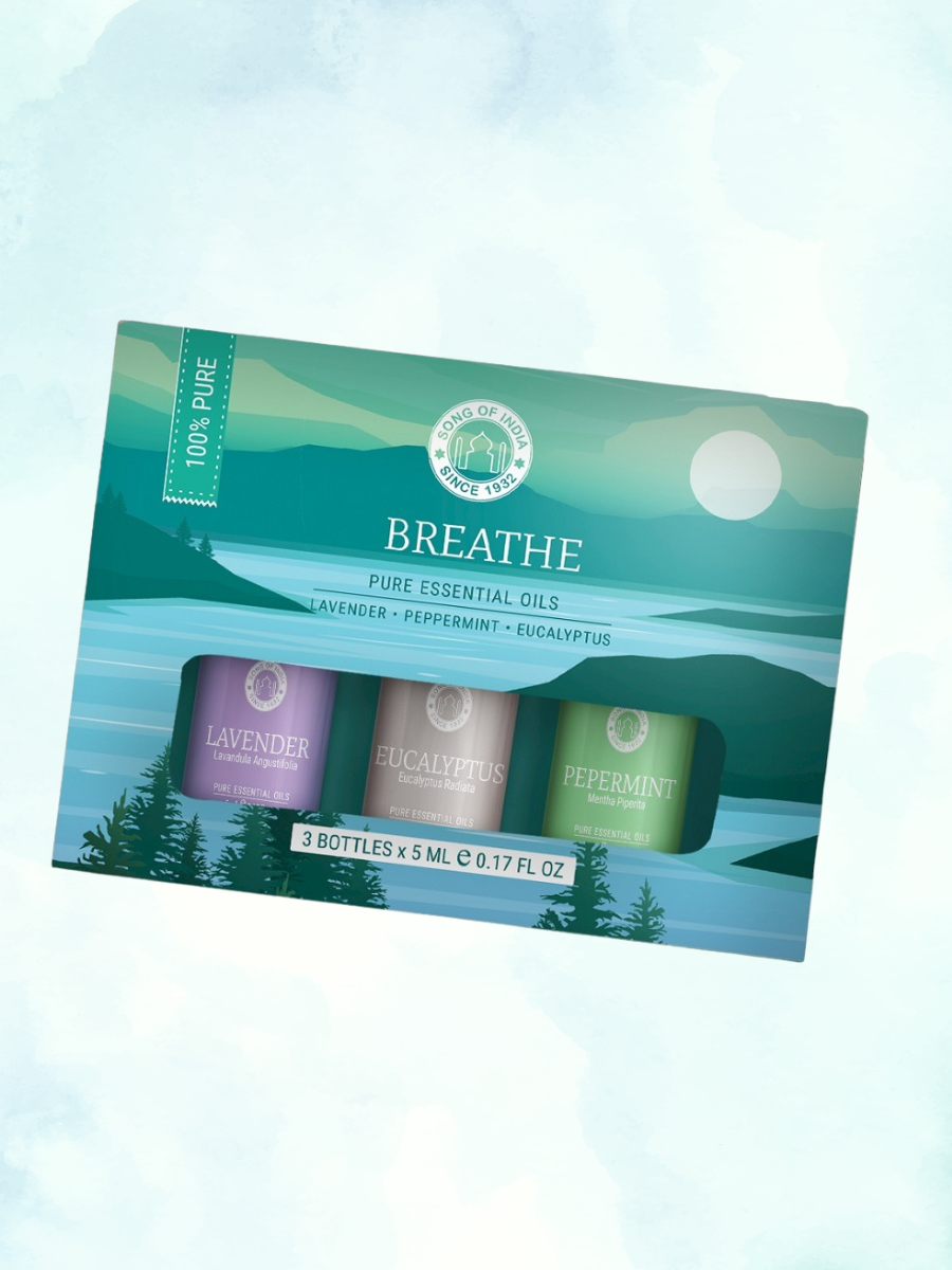 Breathe 3 Pack Essential Oil Blend.
