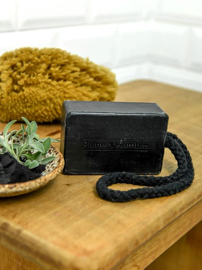Soap On A Rope Sage & Charcoal